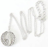 Sterling Silver Semi Mount Pendant Setting Round RD 1.25mm - Syzjewelry